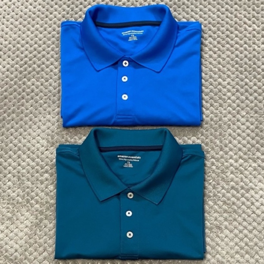 Bundle of 2 Slim Fit Polos, Large